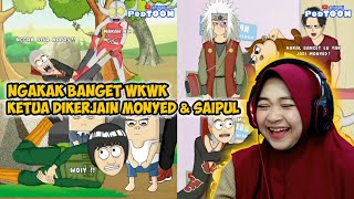 JIRAIYA, GURU GUY, KETUA AKATSUKI & ULTRAMAN - Reaction Animasi PODTOON