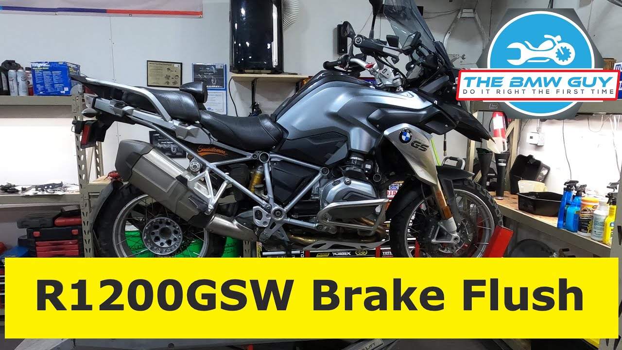 BMW R1200GSW Brake Flush Procedure DIY YouTube