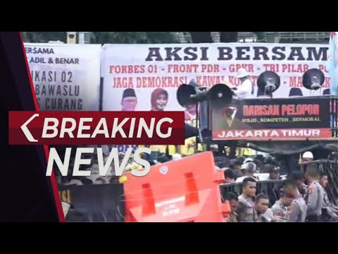 BREAKING NEWS - Situasi Demo di Patung Kuda Jelang Sidang Putusan Sengketa Pilpres 2024