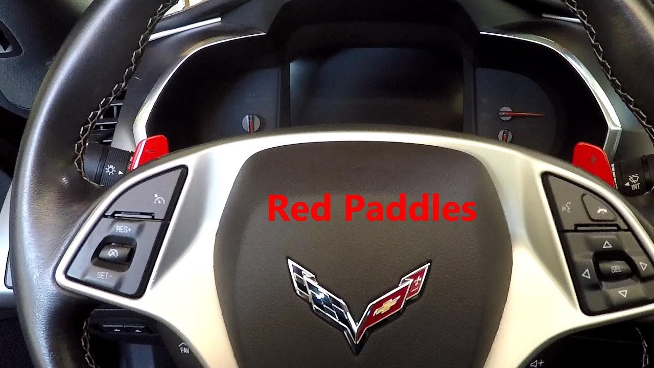 Shift Modification C7 Red Paddle Shifter Modification (Z06) - YouTube