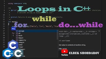 Sikl operatorlar: for, while, do while || for, while, do while loops in C++