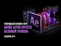 Adobe After Effects: базовый уровень. Гибридный курс. Занятие №1. Никита Чесноков