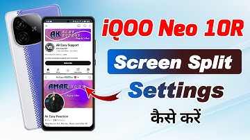 Iqoo neo 10r screen split settings !! How to enable split screen settings in iqoo neo 10r