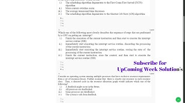 NPTEL Real Time Operating System Week 0 Assignment Solution January - April 2025 | IIT Kharagpur