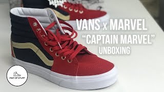 vans captain marvel sk8 hi