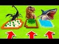 Minecraft PE : DO NOT CHOOSE THE WRONG FARM! (Scorpion, T-Rex & Shark)