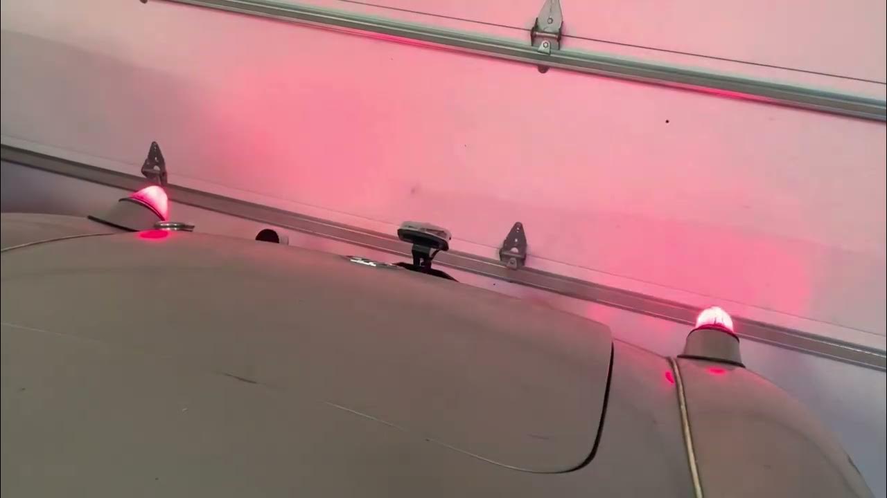 ‘57 Silver MGA brake light and turn signal test YouTube