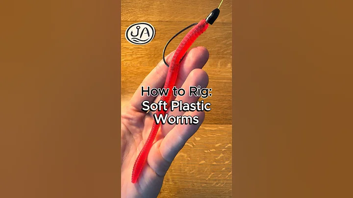 How to rig soft plastic worms for bass fishing #fishing #fishingtips #bassfishing #largemouthbass