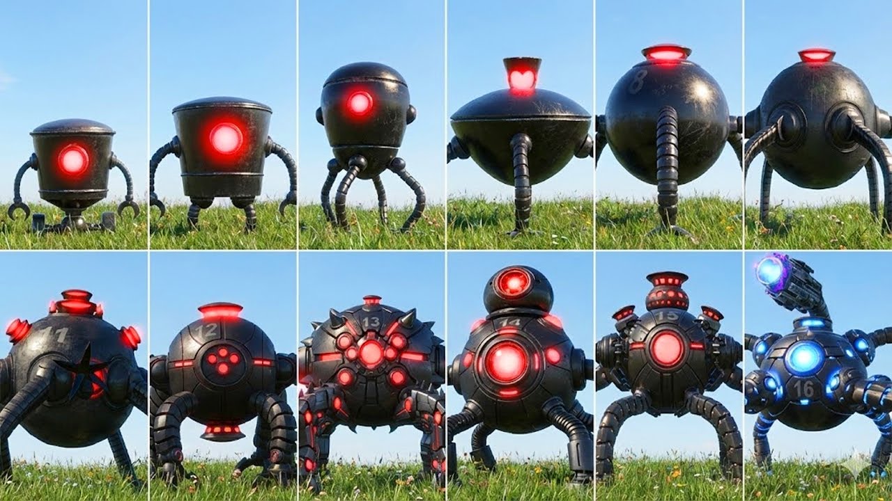 I Building Evolution Of Omnidroids Robot Army in Garry's Mod