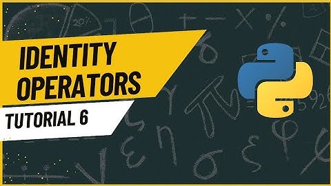 Python Identity Operators in Hindi/Urdu | is & is not Operator Explained with Examples