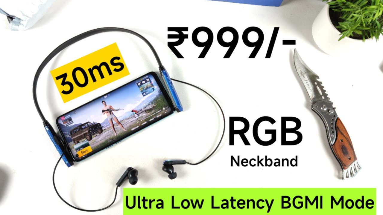 Ptron 30ms Gaming Bluetooth neckband Unboxing review 