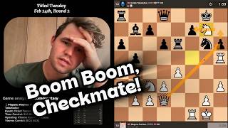 Download Lagu Magnus Carlsen Pilots the Vienna Gambit (Falkbeer Variation) | Titled Tuesday MP3