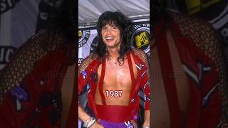 #aerosmith #steventyler #evolution #thenandnow