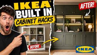 9 High End IKEA Built-In Cabinet Hacks for Designer Homes
