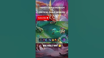 TRINITY BUILD Moskov vs Critical 😎 🗡️ #shorts #mlbb