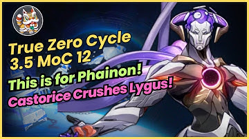 TRUE 0-Cycle Lygus 3.5 MoC 12 | Castorice Team feat. Silver Wolf?! | Honkai Star Rail