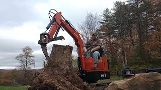 GARDNER'S GROUNDHOG Mini Excavator Puts BXPANDED RIPPER to the Test.