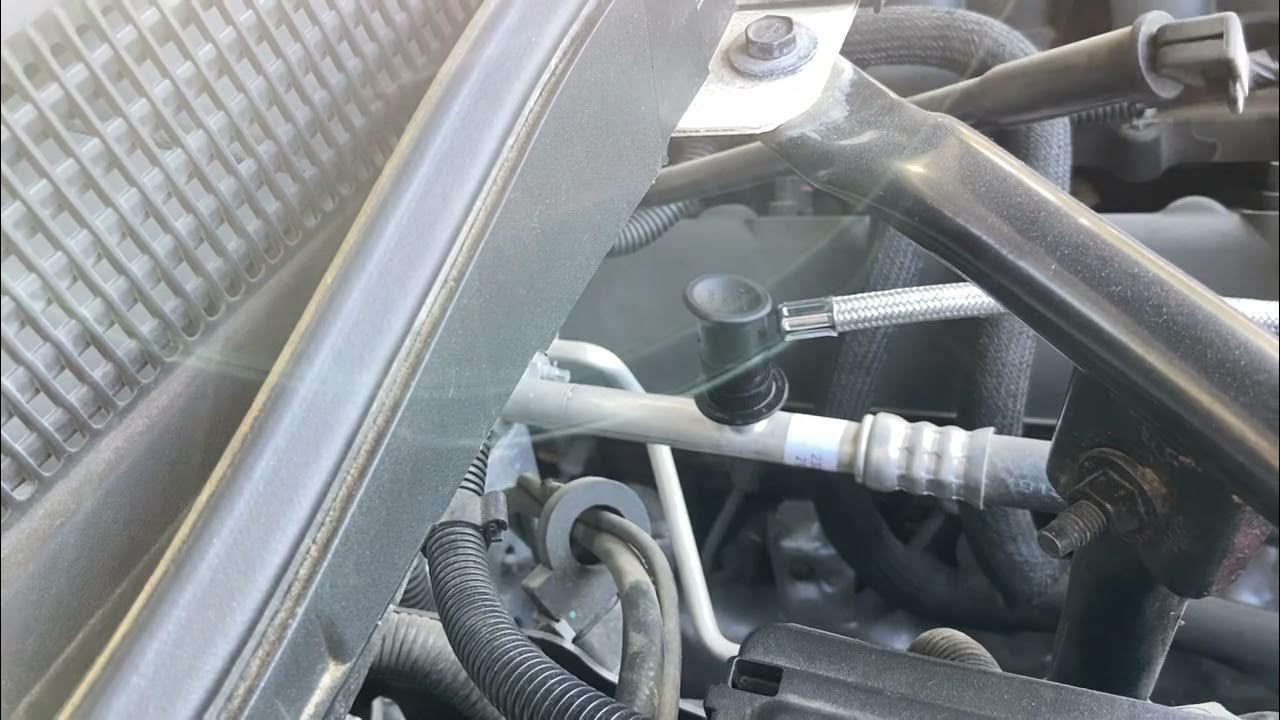 Adding AC refrigerant to 2015 GMC Sierra 1500 - YouTube