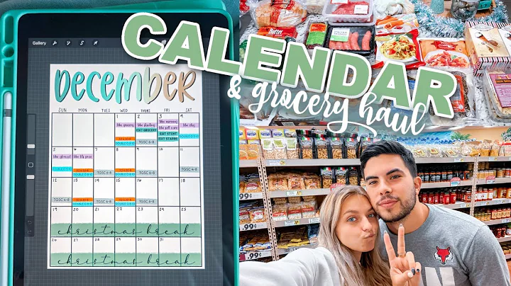 VLOGMAS DAY 2: groceries, trader joe's haul, + how I make my calendar on my iPad