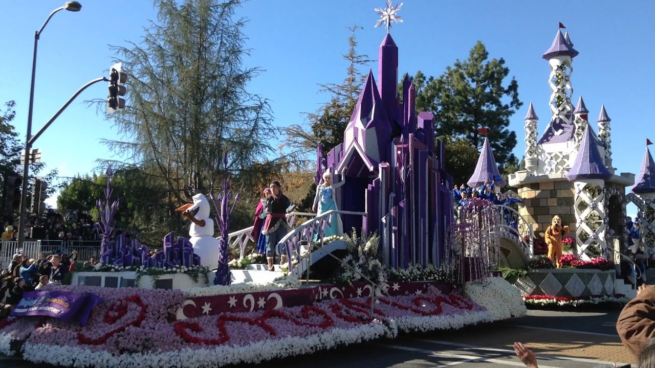 Rose Bowl Parade 2016 Disney Float YouTube