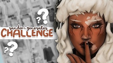 Random Generator picks my Sim! ✨| Sims 4 Create a Sim Challenge