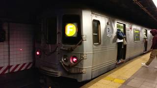 (Unusual) Coney Island Bound R46 (F) Train Arriving @ Pacific Street (Back)