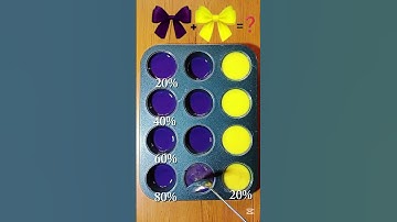 Colorpalette / Bright Purple + Yellow | Vibrant Dual-Tone Energy#colormixing #paletteart #palette#fy