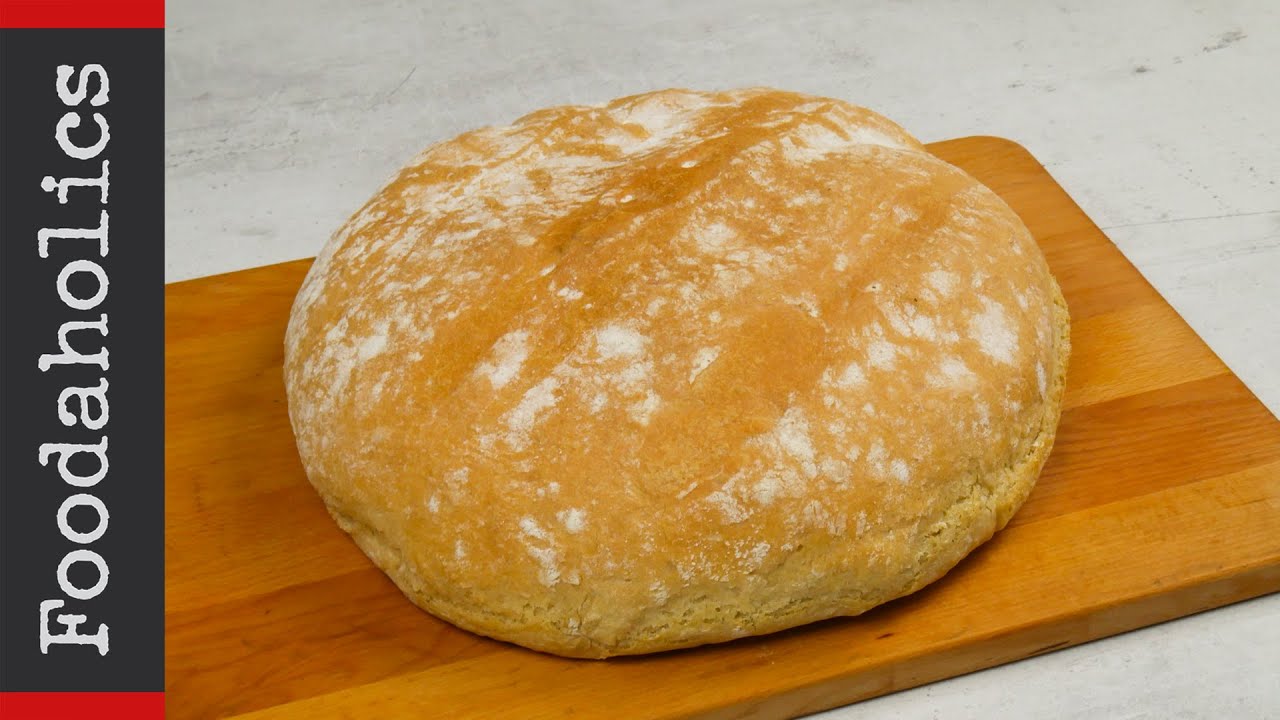 Σπιτικό ζυμωτό ψωμί με γάλα | foodaholics - YouTube