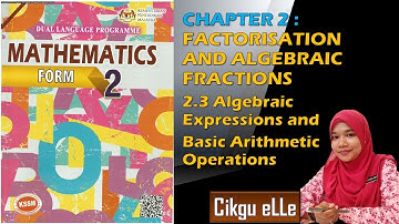 2.3 Algebraic Expressions and Basic Arithmetic Operations