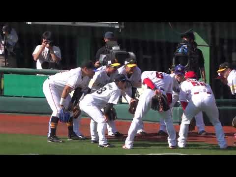 【プロ野球12球団合同トライアウト】異例の円陣！？声出し人は安部選手指名の中神選手！！