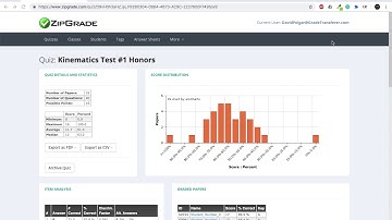 Transfer grades from ZipGrade (short version) using GradeTransferer to gradebook