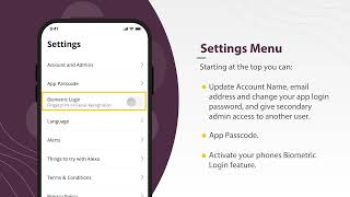 Learn About the Settings Menu in the App screenshot 4
