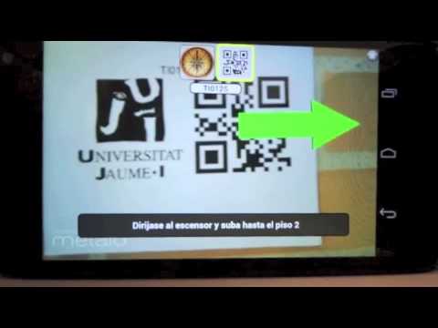 Augmented Reality Indoor Navigation (QRs +GPS) - YouTube