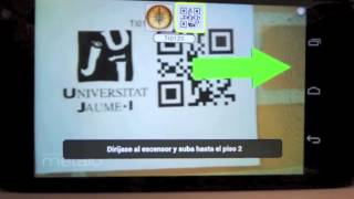 Augmented Reality Indoor Navigation (QRs +GPS)