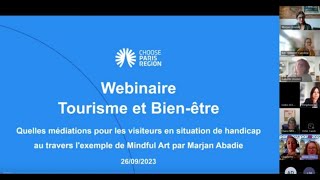 Webinaire Tourisme et Bien être