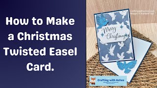 How to Make a Christmas Twisted Easel Card - Traditional Labels - Stampin' Up!