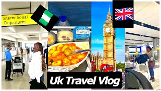 Relocation Travel Vlog From Nigeria 🇳🇬 to the Uk 🇬🇧 | Turkish Airlines + Food #ukliving #london