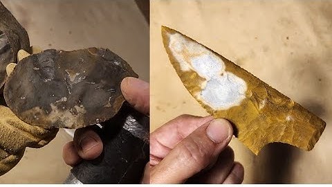 1597 - Part 7/10 - Knap Testing "Primo" Rock and Jasper Knife Knapping