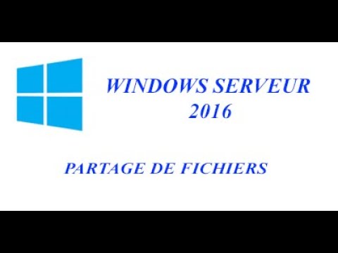 Vidéo: Comment partager des fichiers dans Windows Server 2016 ?