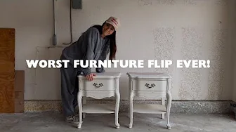 The WORST Furniture Flip I’ve ever done! 😭