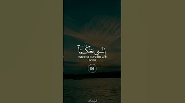 قَالَ لَا تَخَافَا ۖ إِنَّنِي مَعَكُمَا أَسْمَعُ وَأَرَىٰ || القارئ محمد ديبيروف #راحة_نفسية #القران