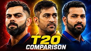🔥 T20 Kings Face-Off! Virat vs Dhoni vs Rohit | Stats + Net Worth