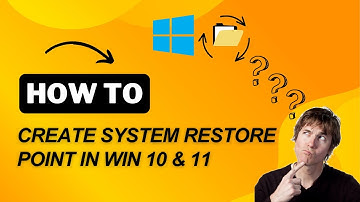 How To Create OS (Operating System) Restore Point In Windows 10 & Windows11