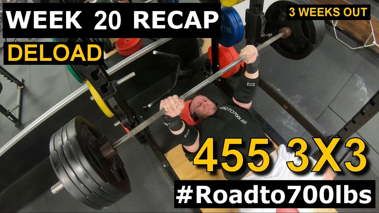 James Strickland - Road to 700 Bench (Week 20 Recap)