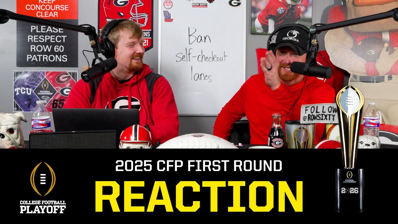 UGA Fans React to 2025 College Football Playoff First Round - YouTube