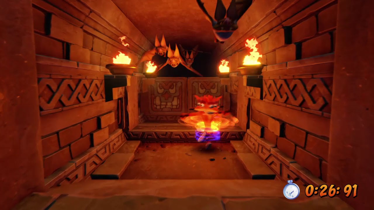 Crash Bandicoot N. Sane Trilogy Temple Ruins reliquia de platino PS4 YouTube