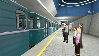 Карта Gm_metro_nekrasovskaya_line_v5. Парад Поездов на станции метро Окская.