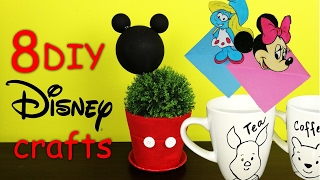 8 DIY Disney Crafts HOW TO! 2017