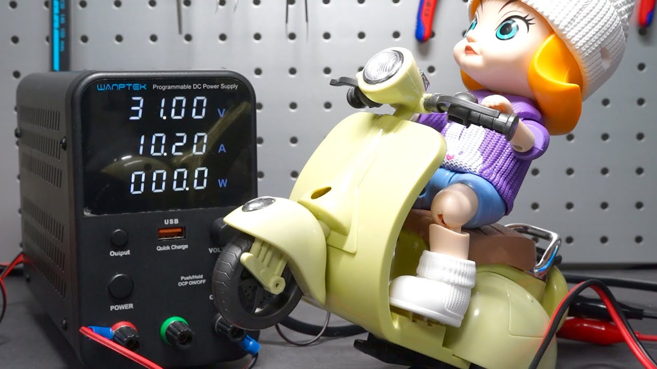 自作おもちゃ When you apply high voltage to a 