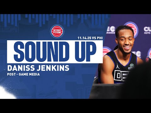 Post-Game Press Conference: Daniss Jenkins | Pistons vs 76ers | 11.14.2025